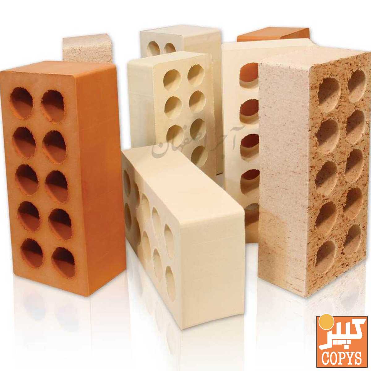 فروش عمده آجر سفال قرمز هفت سانت بی واسطه